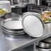 Thumbnail image #3 for Royal Touch 14-Inch Round Heavy-Duty Stainless Steel Serving Tray