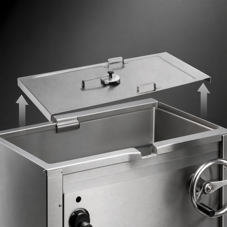 Product image #3 for Cleveland Range Additional Lift-Off Cover for SET-10 Braising Pan/Tilt Skillet