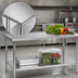 Thumbnail image #3 for Spec-Master 84-Inch x 24-Inch 14-Gauge Stainless Steel Work Table with Adjustable Galvanized Undershelf
