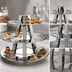 Thumbnail image #3 for American Metalcraft Ascent 3-Tier Round Buffet Display Stand