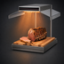 Thumbnail image #3 for Hatco Glo-Ray Countertop Carving Station with Ceramic Heating Elements, Right-Hand Sneeze Guard, and Unheated Base