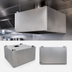 Thumbnail image #3 for John Boos Box Type Condensate Hood with Exhaust Collar and Drain, 42 x 42 x 19 Inches