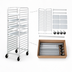 Thumbnail image #3 for Channel Manufacturing HDKD20 Heavy-Duty Knock-Down Aluminum End-Load Bun Pan Rack