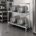Thumbnail image #3 for Fermod 2R38B57 4-Keg 2-Shelf Aluminum Keg Rack, 38