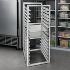 Thumbnail image #3 for Channel Manufacturing RIR-16 Aluminum End-Load Bun Pan Rack for Reach-In Refrigerators, 16 Full-Size 18 x 26-Inch Pan Capacity