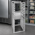 Thumbnail image #3 for Channel Manufacturing RIR-16 Aluminum End-Load Bun Pan Rack for Reach-In Refrigerators, 16 Full-Size Pan Capacity