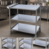 Thumbnail image #3 for Turbo Air Economy 18 x 28 Inch 3-Shelf Stainless Steel Utility Bus Cart