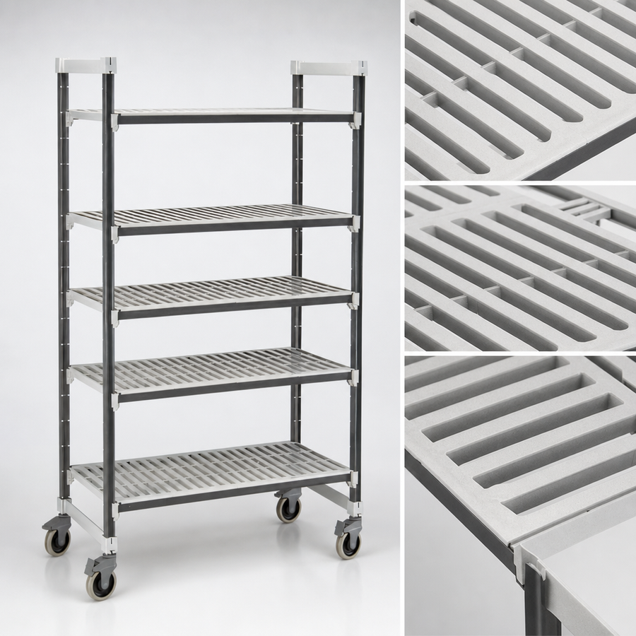 Five Vented Shelf Plates