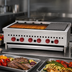 Thumbnail image #3 for Wolf 36-1/8-Inch Countertop Radiant Charbroiler with 6 Burners