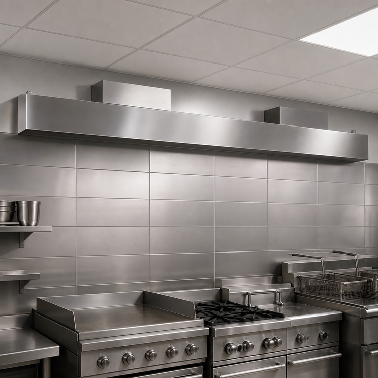 Product image #3 for Avtec SimpleSpec 120-Inch Make-Up Air Perforated Supply Plenum for SSA-BOX120 Wall Hood