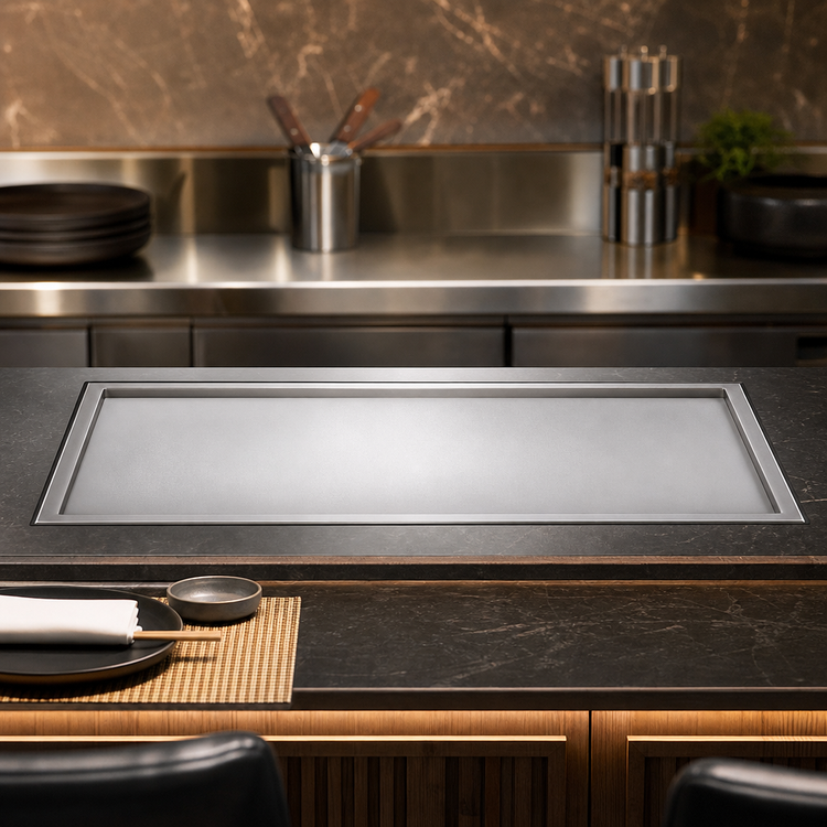 Product image #3 for Garland Electric Teppan-Yaki Drop-In Griddle, 45 x 26-3/4 Inch Grill Size