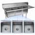 Thumbnail image #3 for John Boos E-Series 3-Compartment Stainless Steel Commercial Sink with Right Drainboard