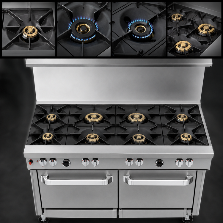 Product image #3 for Southbend Ultimate 48-Inch Gas Restaurant Range with 7 Burners and 2 Space Saver Ovens