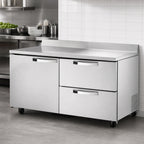 Thumbnail image #3 for True Mfg. - General Foodservice SPEC SERIES TWT-60D-2-HC~SPEC3 60-Inch Stainless Steel Worktop Refrigerator, 1 Door, 2 Drawers