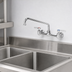 Thumbnail image #3 for Serv-Ware Commercial Wall Mount Faucet with 8-Inch Centers and 16-Inch Swing/Swivel Spout