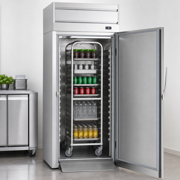 Product image #3 for Beverage-Air P Series Top-Mount Roll-In Warming Cabinet, 1 Section, 33.6 Cu. Ft., Solid Door
