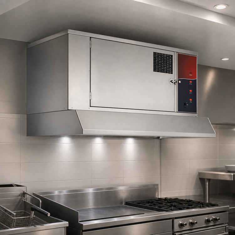 Product image #3 for Wells WVC-46 Canopy Ventless Hood, 36-Inch Cooking Zone, Self-Contained Ansul Fire Protection