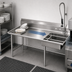 Thumbnail image #3 for Sapphire Manufacturing 84-Inch x 30-Inch Straight Left-to-Right Soiled Dishtable with Pre-Rinse Sink