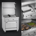 Thumbnail image #3 for Southbend Platinum 36-Inch Heavy Duty Modular Gas Range with Two 18-Inch French Hot Tops