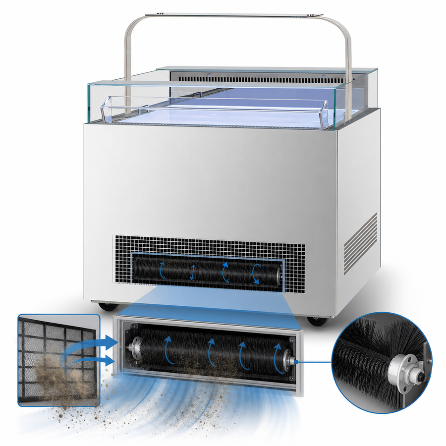 Self-Cleaning Condenser