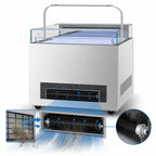 Thumbnail image #3 for Turbo Air TOS-40NN-D-S Open Display Sandwich & Cheese Merchandiser, 40.25 in, Stainless Steel, Self-Contained Refrigeration