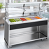 Thumbnail image #3 for Atlas Metal BLC-6 Mobile Iced Cold Food Serving Counter, 6-Pan Size
