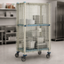 Thumbnail image #3 for MetroMax Q Mobile Wire Security Cage, 40-3/4 x 27-13/16 x 67-13/16 Inches
