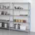 Thumbnail image #3 for Eagle Group 4-Tier Add-On QuadTruss Wire Shelving Unit, Chrome-Plated, 60