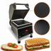 Thumbnail image #3 for Nemco PaniniPro Countertop Commercial Panini Press with Grooved Top & Smooth Bottom, 240V
