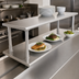 Thumbnail image #3 for Eagle Group Pass-Thru Stainless Steel Shelf with Overshelf, 108 Inches Wide x 24 Inches Deep