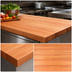 Thumbnail image #3 for Boos Block American Cherry Edge Grain Kitchen Countertop, 72 x 32 x 2-1/4 Inch, Oil Finish