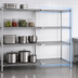 Thumbnail image #3 for Eagle Group 4-Tier Add-On Wire Shelving Unit, 30W x 21D x 63H, Stainless Steel Finish