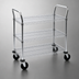 Thumbnail image #3 for Metro Super Erecta MW711 Chrome-Plated Steel 3-Shelf Utility Bus Cart, 36 x 24 Inches