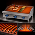 Thumbnail image #3 for Comstock-Castle Castle Series 36-Inch Countertop Gas Char-Broiler with Radiant Heat