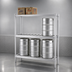 Thumbnail image #3 for Panco 3-Tier Aluminum Beer Keg Rack with General Storage Shelf, Holds 4 Kegs