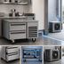 Thumbnail image #3 for Southbend Platinum 60-Inch Low-Height Remote Freezer Base with 4 Self-Closing Drawers