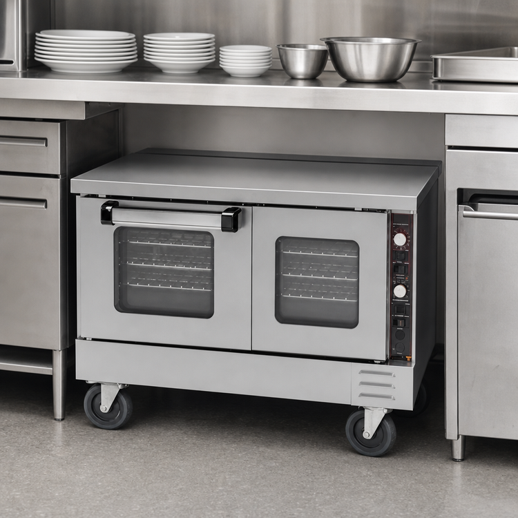 Product image #3 for TruVection Low-Profile Full-Size Single Deck Electric Convection Oven, Standard Depth