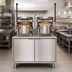 Thumbnail image #3 for Crown EMT-10-10 Electric (2) 10 Gallon Tilting Kettle Cabinet Assembly