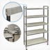 Thumbnail image #3 for Cambro Camshelving Elements XTRA High Density Top Rail Stationary Starter Unit, 18 x 48 x 81 Inches, 5-Tier Track Shelving