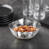 Thumbnail image #3 for American Metalcraft Squound 15 oz Stainless Steel Hammered Snack Bowl