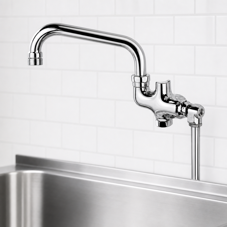 Product image #3 for Eagle Group Pre-Rinse Faucet Add-On with 12-Inch Spout