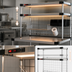 Thumbnail image #4 for 304 Stainless Steel Countertop Prep Workstation with Overhead Heated Shelves, 36 x 30.75 Inches, 120V