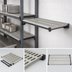 Thumbnail image #3 for Cambro Camshelving Elevation Wall-Mounted Add-On Shelf Kit with Vented Shelf Plates, 24 x 36 Inches