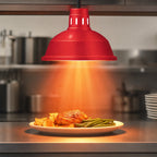Thumbnail image #7 for Hatco DLL-760 Decorative Food Heat Lamp Luminaire, Single Bulb, 100-Watt Maximum, 12-1/2-Inch Diameter Shade