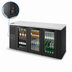 Thumbnail image #3 for True Premier Bar 84-Inch Three-Section Refrigerated Back Bar Cooler with Glass Doors