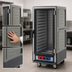Thumbnail image #3 for Metro C5 3 Series Mobile Moisture Heated Holding & Proofing Cabinet, 3/4 Height, Gray Insulation Armour, Full-Length Clear Door, Lip Load Slides