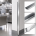 Thumbnail image #3 for 48 Inch x 4 Inch x 4 Inch 16-Gauge Stainless Steel Corner Guard with Adhesive Tape Backing