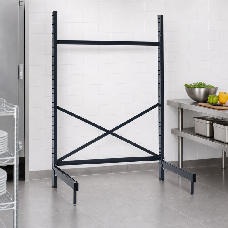 Product image #3 for Metro SmartLever Stationary Cantilevered Shelving Starter Base Kit for 72"W x 30"D Shelves