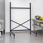 Thumbnail image #3 for Metro SmartLever SM863072-KIT Stationary Steel Cantilever Shelving Starter Base Kit, 86-3/8"H, for 72"W x 30"D Shelves