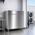 Thumbnail image #3 for Quadzilla QuietQube Remote Air-Cooled Half-Dice Cube Ice Maker, 2910 lb/24 Hr